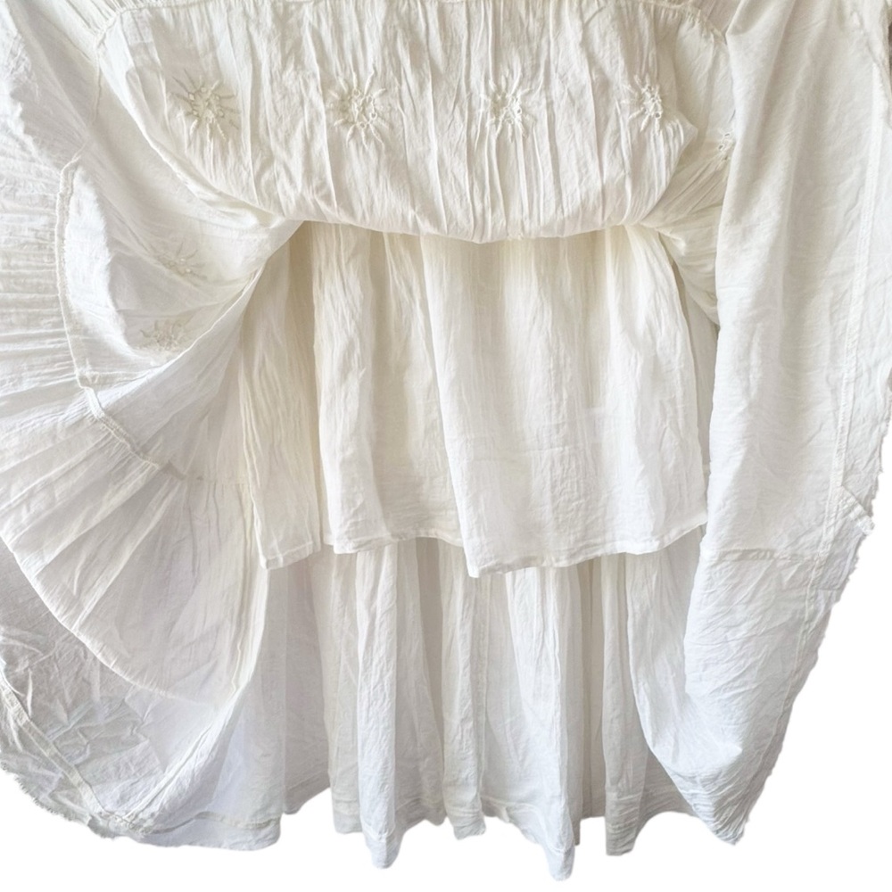 Sundance Talisman Frederico Tiered Dress in White | SMALL/MEDIUM NWT - Picture 11 of 15